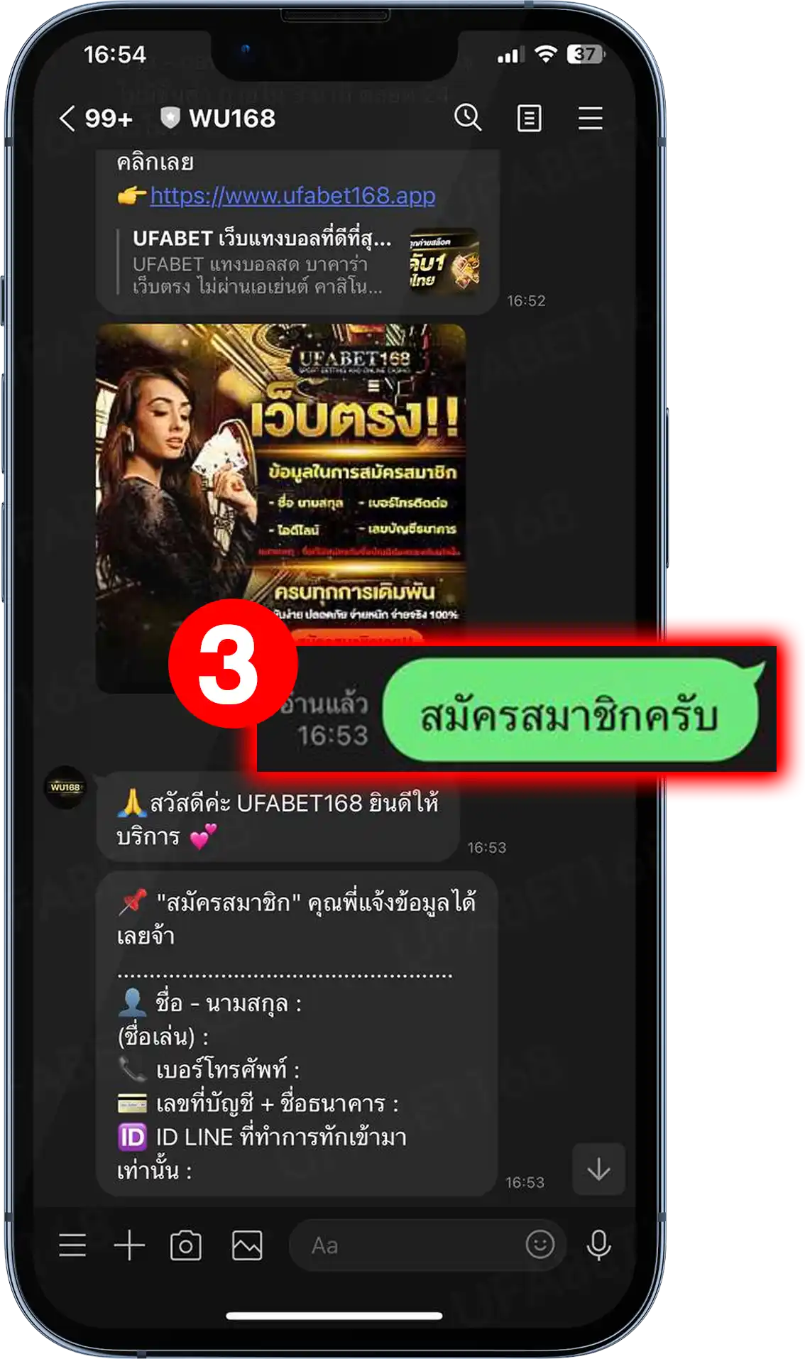 ไลน์ufabet